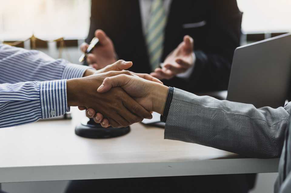 lawyer mediating a dispute